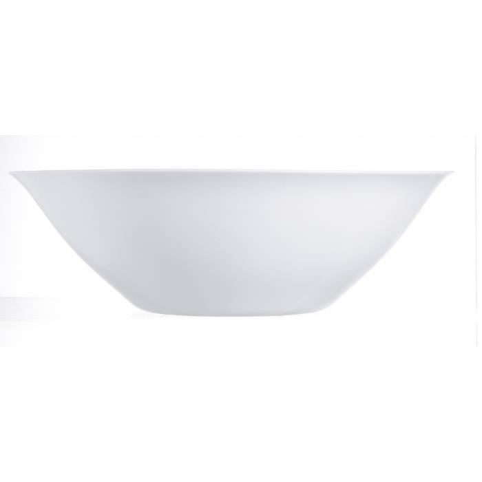 Saladier empilable blanc 27 cm - Carine Blanc