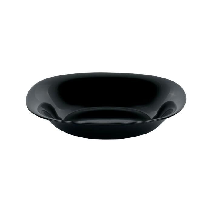 Assiette Creuse Noire 21 cm – Collection Carine Noir – Luminarc