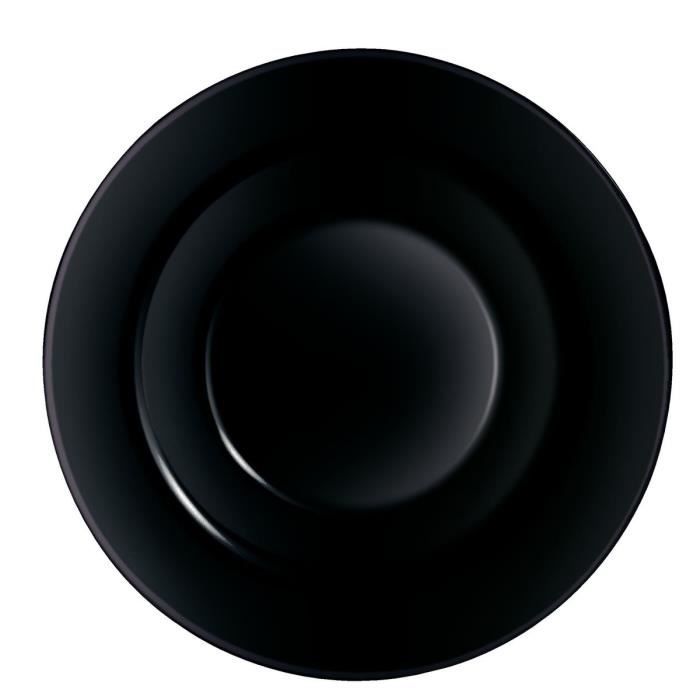 Assiette - Luminarc - Friend's Time Noir - 28,5 cm - Opale - Compatible micro-ondes