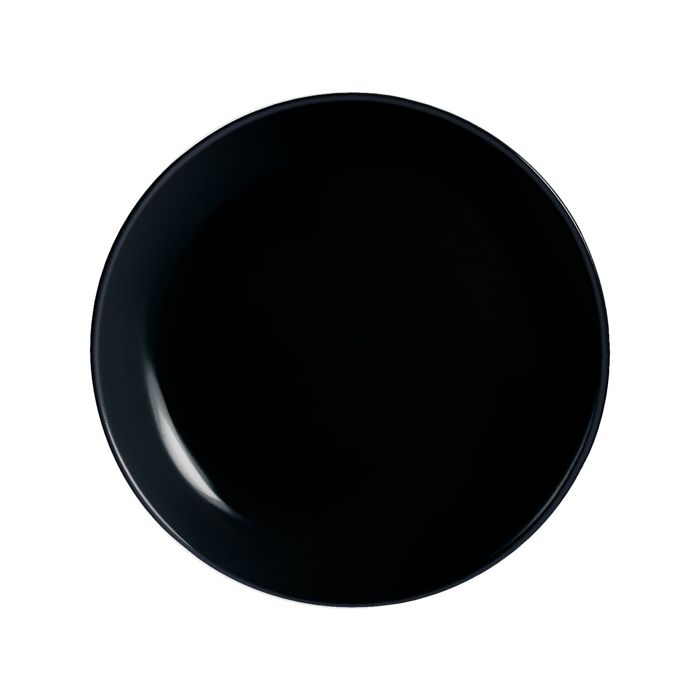 Assiette à dessert 19cm Diwali Noir Luminarc - 6 pièces