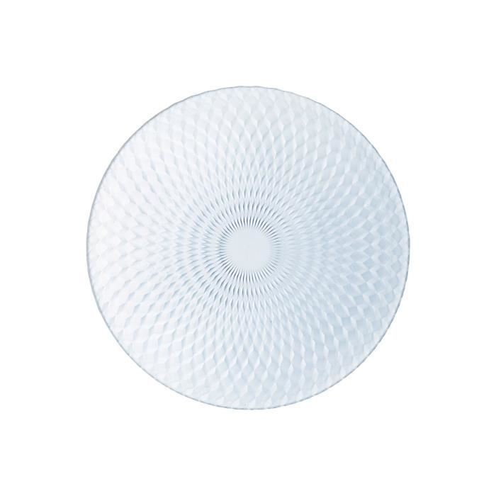 Assiette à dessert 19cm Pampille Clear Luminarc - Lot de 6