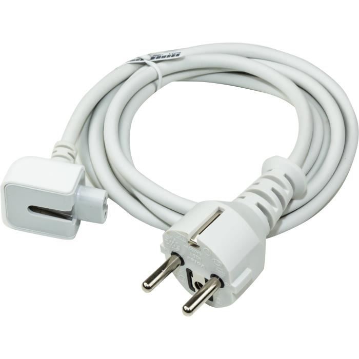 Câble d'alimentation rallonge électrique Apple Macbook 13", Macbook Pro 15", PowerBook, PowerBook Pro, G3, G4
