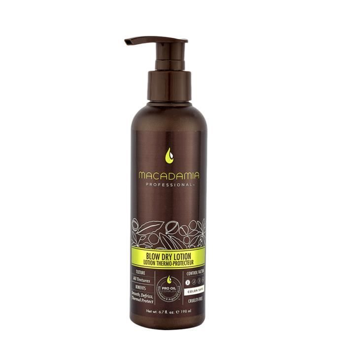 Soufflez peau sèche 198ml Macadamia Thermo Protecteur