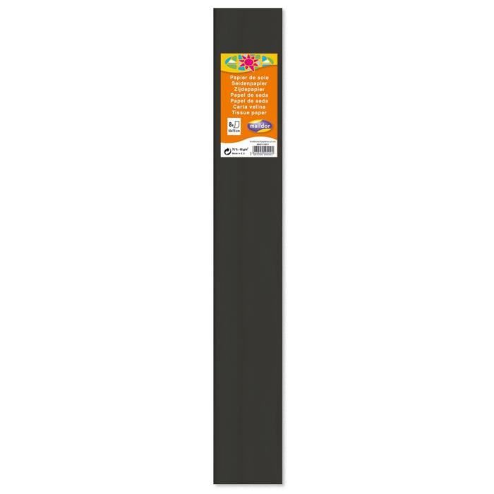 MAILDOR Rouleau de papier de soie - Sous sachet - 18 g/m² - Noir