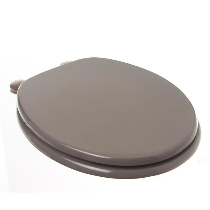 Abattant WC en bois - Taupe