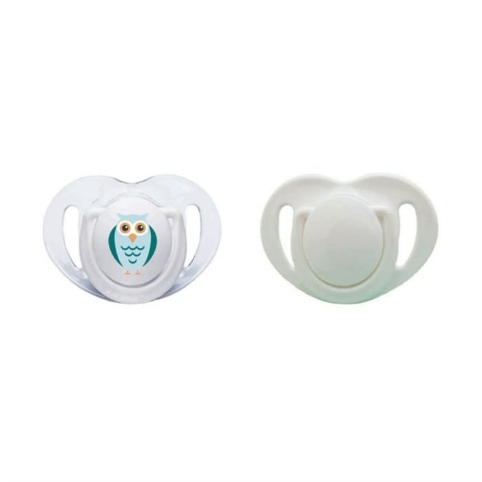 Mamajoo Orthodontie double sucette silicone, sans BPA, pour les nouveau-nés, Santé de Bébé, Bébé Produits, 0 + mois