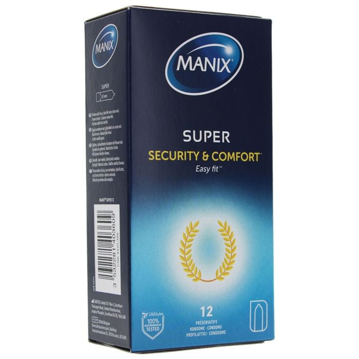 Preservatifs Manix Super - Boite 12 préservatifs