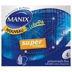 Manix Super 4 préservatifs