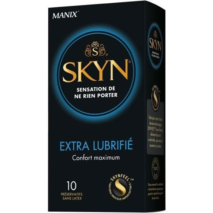 Manix Skyn Extra Lubrifié 10 préservatifs
