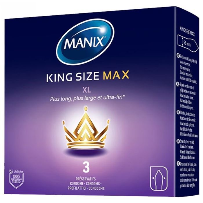 Manix King Size Max Comfort 3 préservatifs