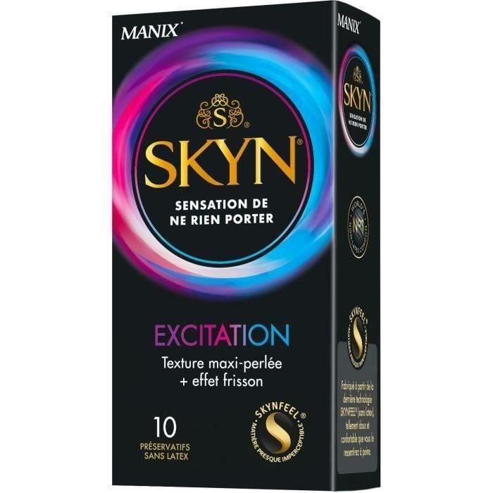 SKYN Excitation 10 préservatifs