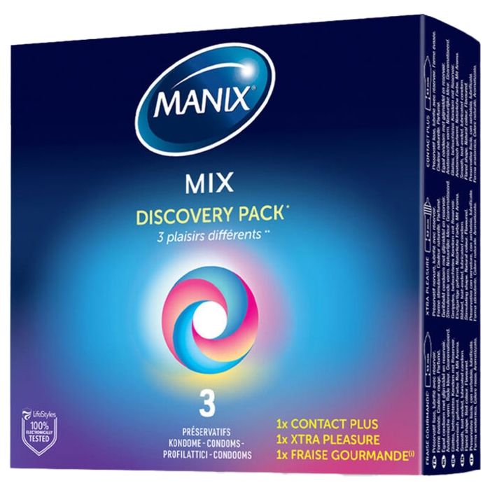 Manix Mix – 3 Préservatifs pour des Sensations Variées