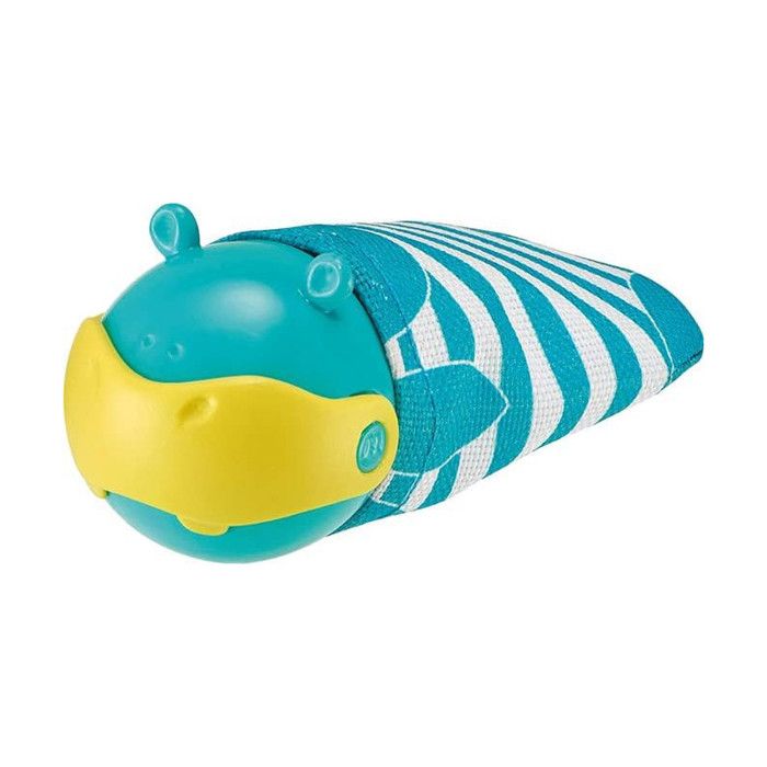 Maped - Taille-Crayons Croc Croc Hippo - Réserve Extensible en Tissu - Clapet Fonction Clean