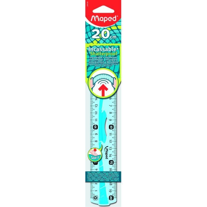 MAPED - Double Décimètre Flex Incassable