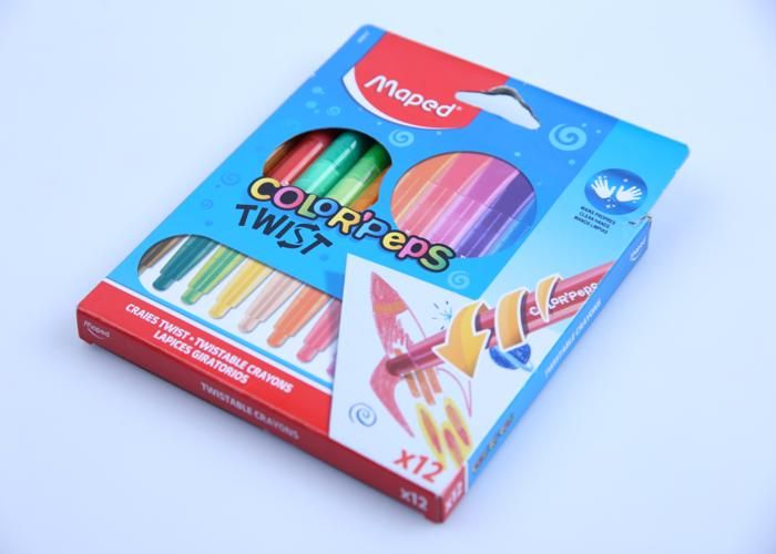 Crayon de cire Color'Peps Twist, sachet de 12