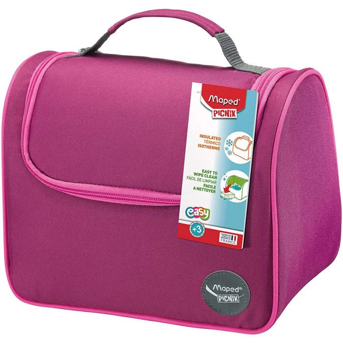 Sac à déjeuner et Goûter - Maped PICNIK ORIGINS KIDS, coloris Rose