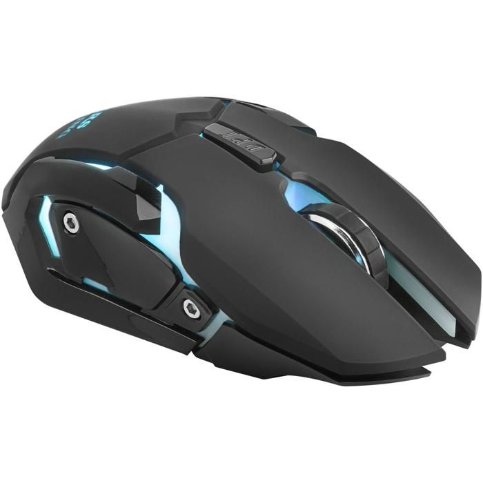 Souris Gaming avec LED Mars Gaming MMW 3200 dpi Noir