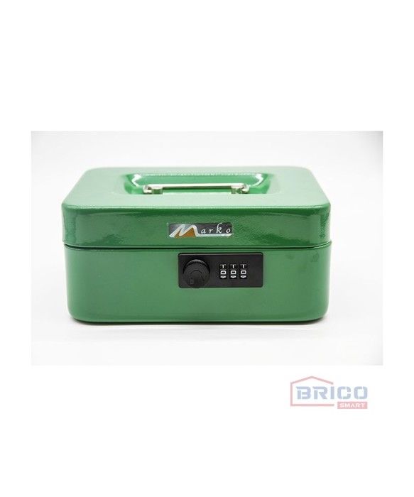 Boite à monnaie Victoria - 20 cm-  (Couleurs aléatoires vert-bleu-rouge)