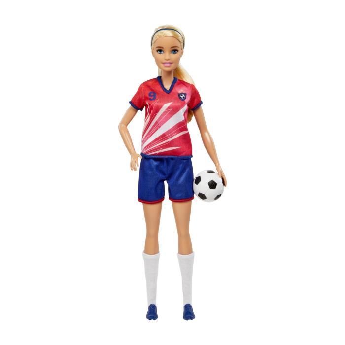 Barbie - Barbie Footballeuse - Poupée Mannequin - Dès 3 ans