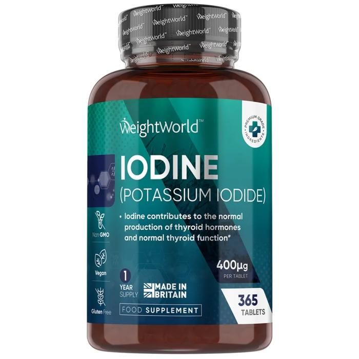 Iode 150 g - 365 Comprimés Vegan de Varech de Mer Haute Absorption (1 An) Sea Kelp Iodine Algue Marine - Complément Alimentaire Iode