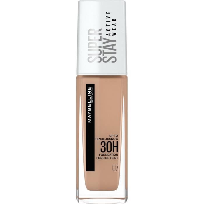 Fond de Teint Superstay 30H MAYBELLINE NEW YORK - N°07 Nude Classique - 30 ml