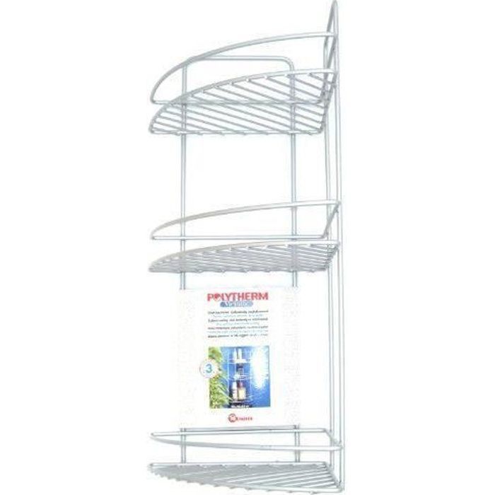 Metaltex Reflex Étagère dangle 3 étages Polytherm pour douche - 40.42.15