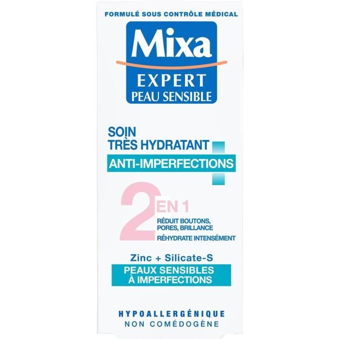 Mixa Soin Réhydratant Anti-Imperfections - 50 ML