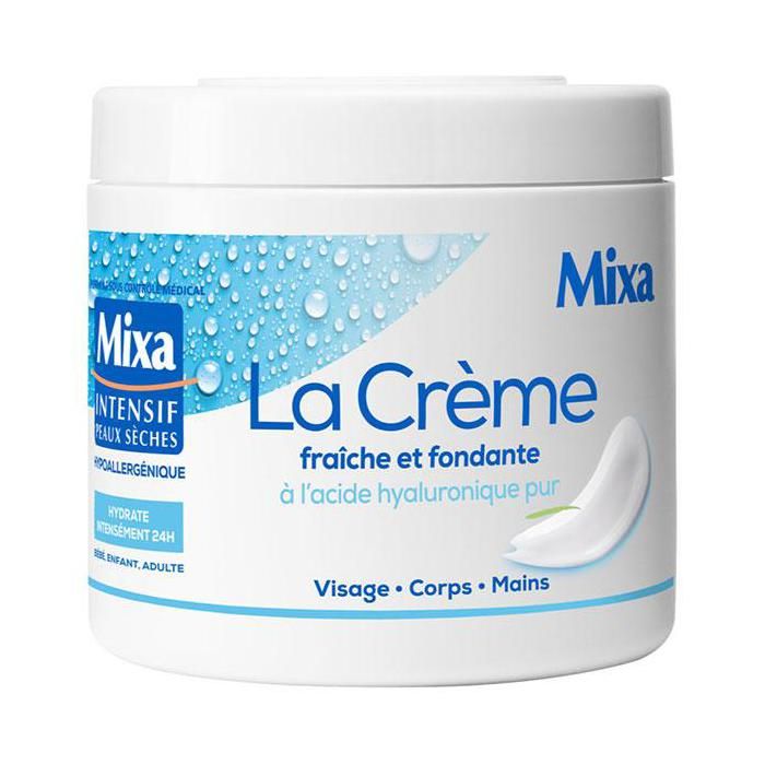 Mixa Corps La Crème Fraîche et Fondante à l'Acide Hyaluronique Pur 400ml