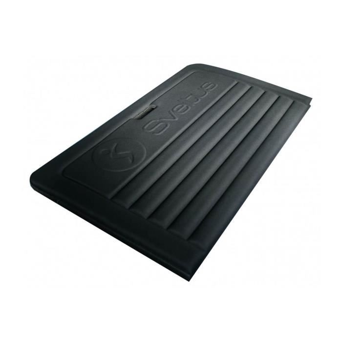 Tapis de fitness pliable SVELTUS noir 190x90 cm