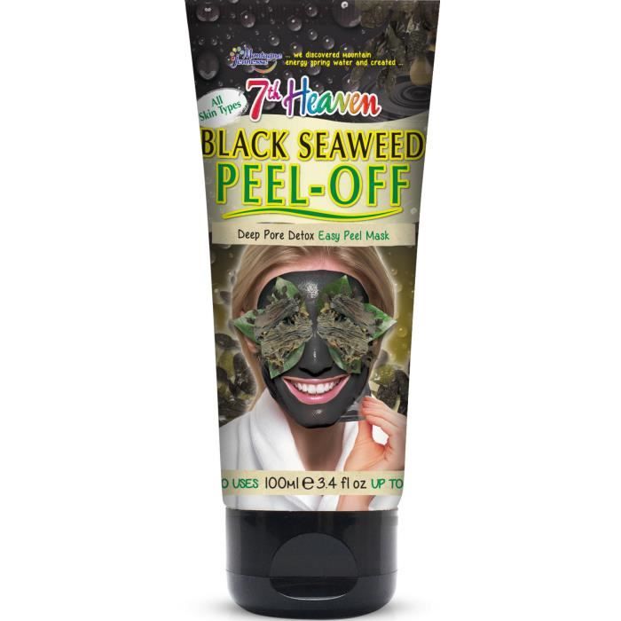 Montagne Jeunesse masque pour le visage 7th Heaven Algues noires 100 ml