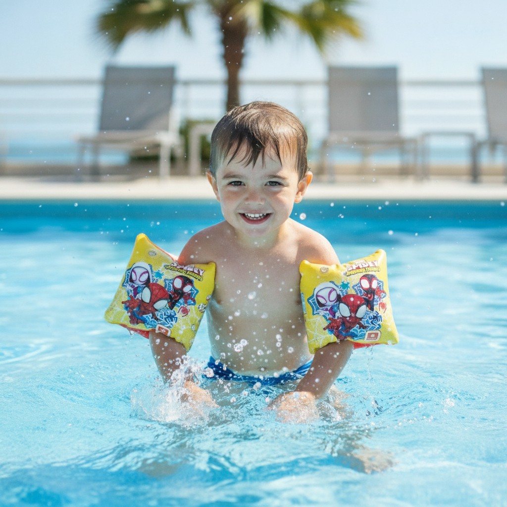 Brassard - MONDO - Marvel SPIDEY ARM BANDS - Mixte - A partir de 2 ans - Sécurité aquatique - Marjane Mall - Image 4