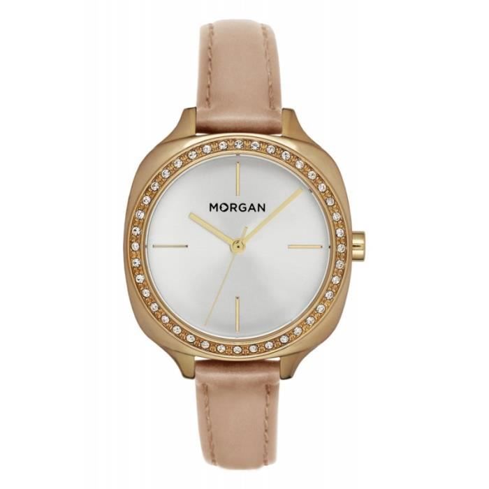 Morgan Montres Beige pour Femme - MG 003S-1BE 8 mm Blanc