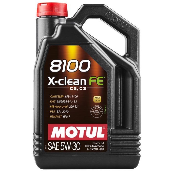 Huile Motul 8100 X-CLEAN FE 5W30 MOTUL 5L (bidon)