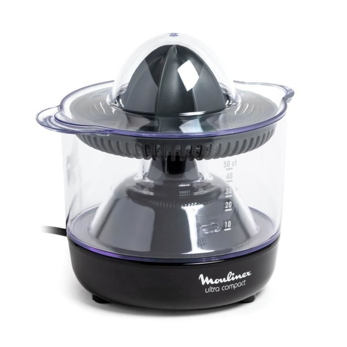 Presse-agrumes automatique MOULINEX - PC120870 - Rotation double sens - Capacité 0.45 L - Ultra Compact