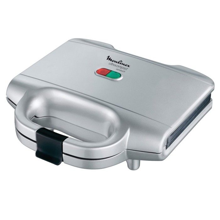 Gril Panini - MOULINEX - SM156140 - 700W - Ultracompact - Plaques anti-adhésives