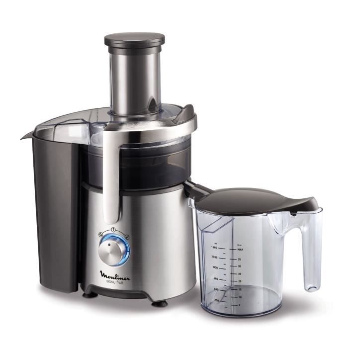 TEFAL JU610D10 Centrifugeuse Easy Fruit - Goulotte extra large - 2L - Métal