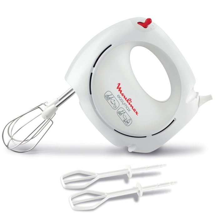 MOULINEX ABM11A30 Batteur électrique Easy Max - Blanc
