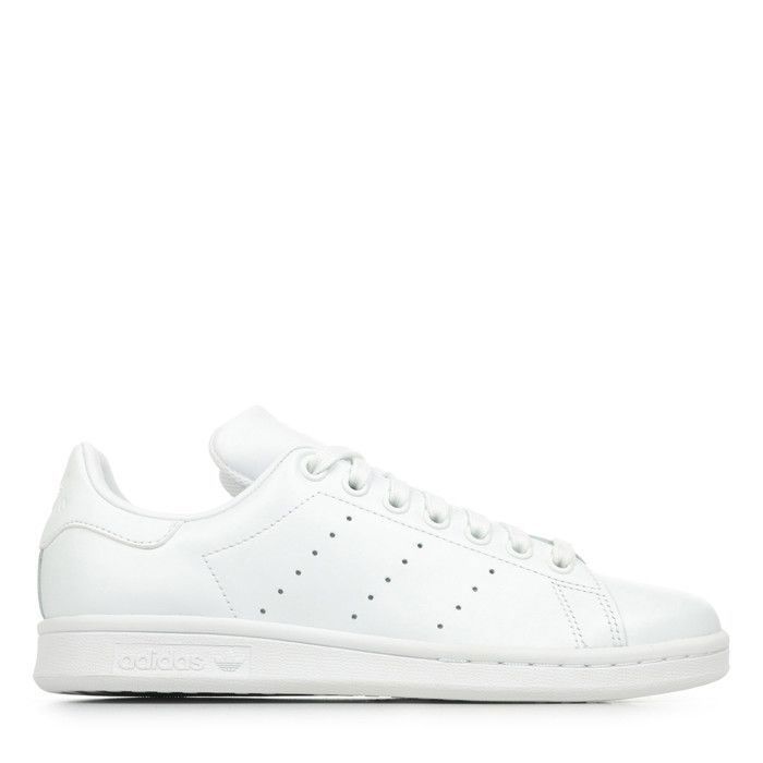 Baskets Stan Smith Blanc Mixte - ADIDAS ORIGINALS - Lacets - Cuir