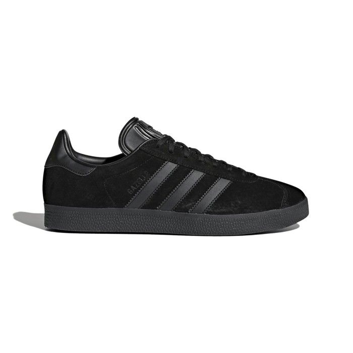 Basket adidas Originals Gazelle - ADIDAS ORIGINALS - CQ2809 - Homme - Noir - Lacets - Cuir - Plat
