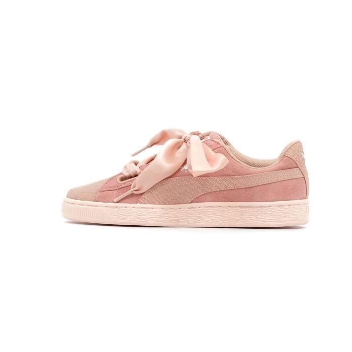 PUMA SUEDE HEART PEBBLE WNS - CHAUSSURES FEMME