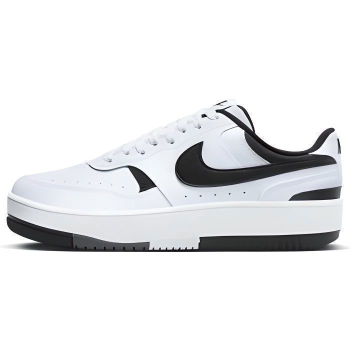 Basket - NIKE - GAMMA FORCE - Cuir - Lacets - Blanc/Noir