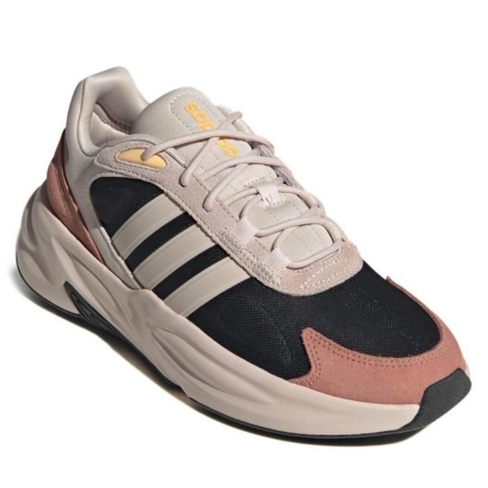Chaussures ADIDAS Ozelle Cloudfoam Lifestyle Orange,Creme - Femme/Adulte