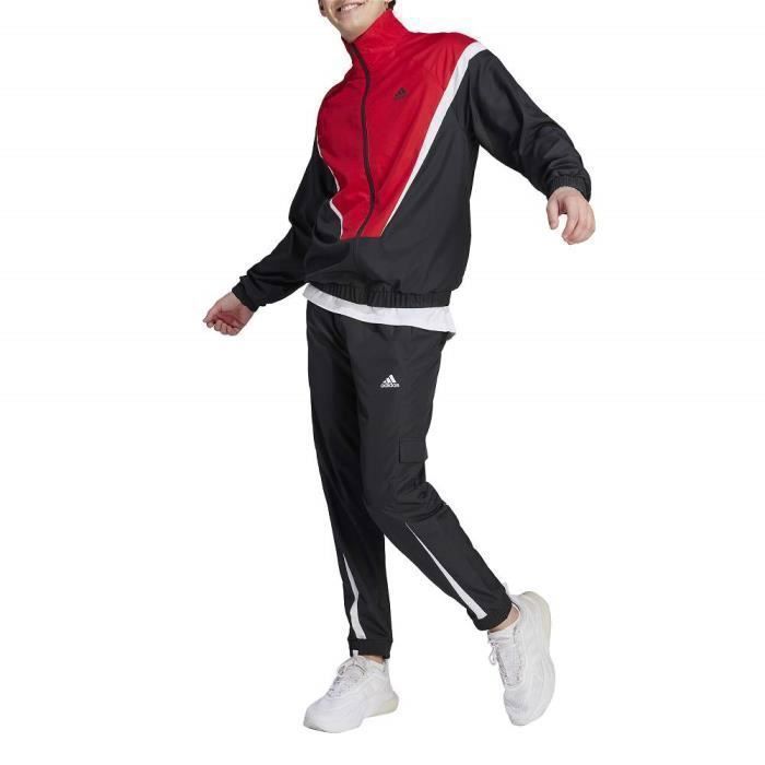 Survêtement Adidas Sportswear Woven pour Homme - Noir - Manches longues - Respirant