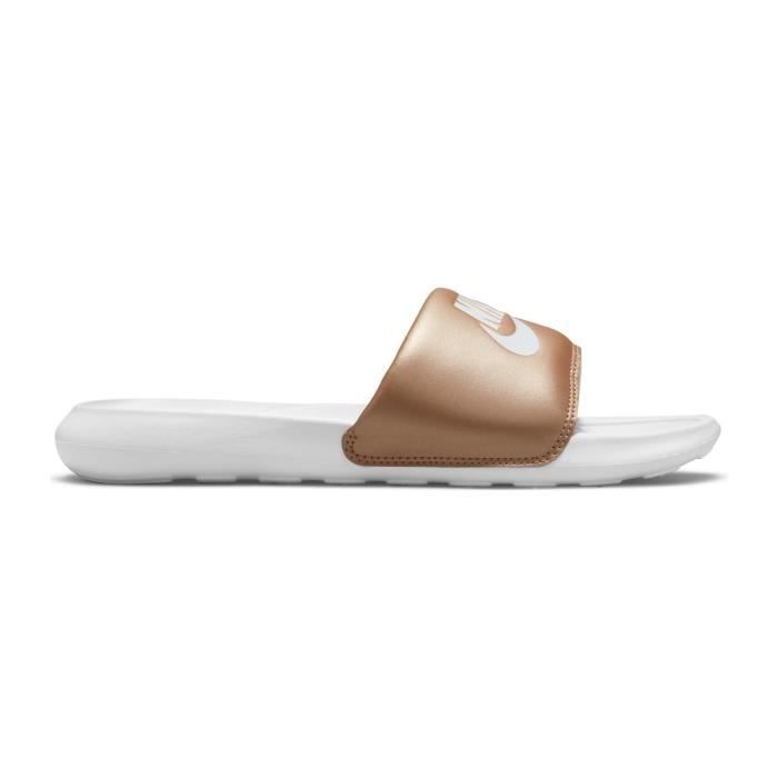 Sandales - NIKE - Victori One Slide - Marron - Bride - Synthétique - Plat
