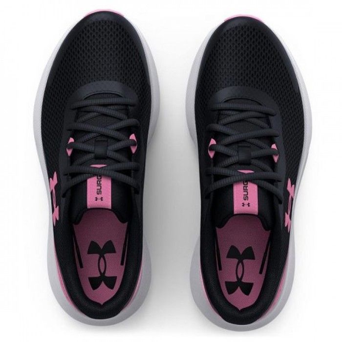 Chaussures de Sport Noir/Rose Femme Under Armour Surge 3
