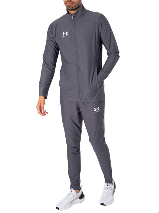 Survêtement - UNDER ARMOUR - Logo - Gris - Manches longues - Respirant