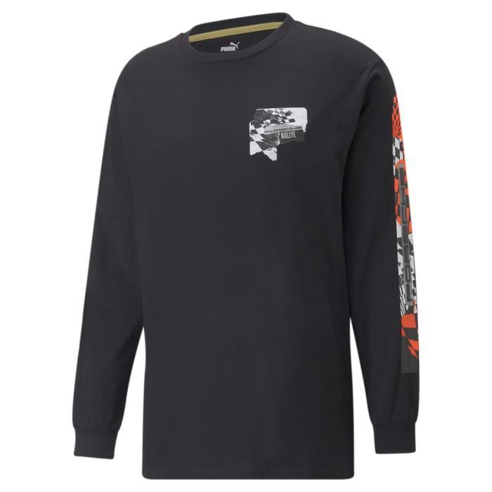 T-shirt Manches Longues Noir Homme Puma Statement