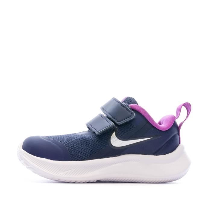 Baskets bébé fille Nike Star Runner 3 Tdv - Marine/Violet - Scratch