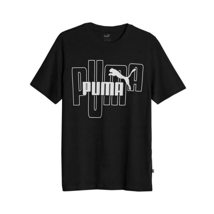T-shirt PUMA 67718301 Noir - Homme/Adulte
