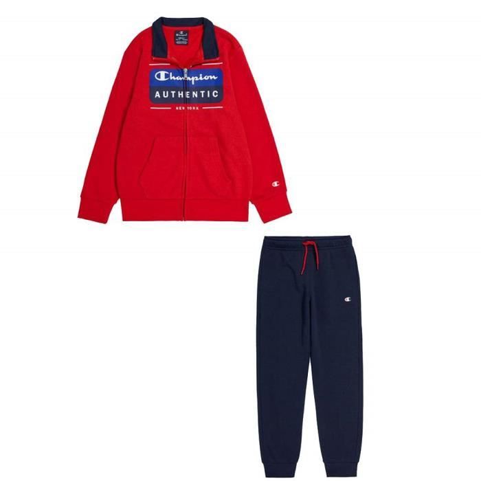 Champion Survêtement pour Garcon Logo Fz Rouge 306590-RS053